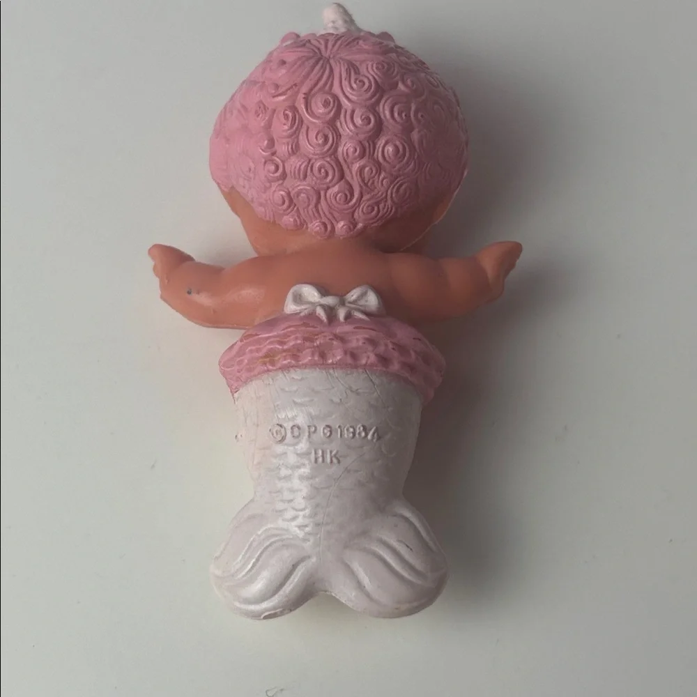 VTG Kenner Sea Wees Bubble Ballet Satin & Baby Swirl PinkMermaid Bath Toy 1984